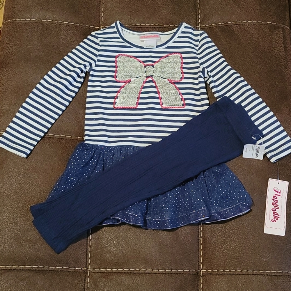 Flapdoodles 2-piece set - 2T